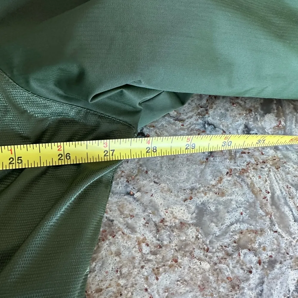 Columbia women’s 2X Omni Shield Coat Parka Ski Jacket Green Hooded Cinch waist - Image 10