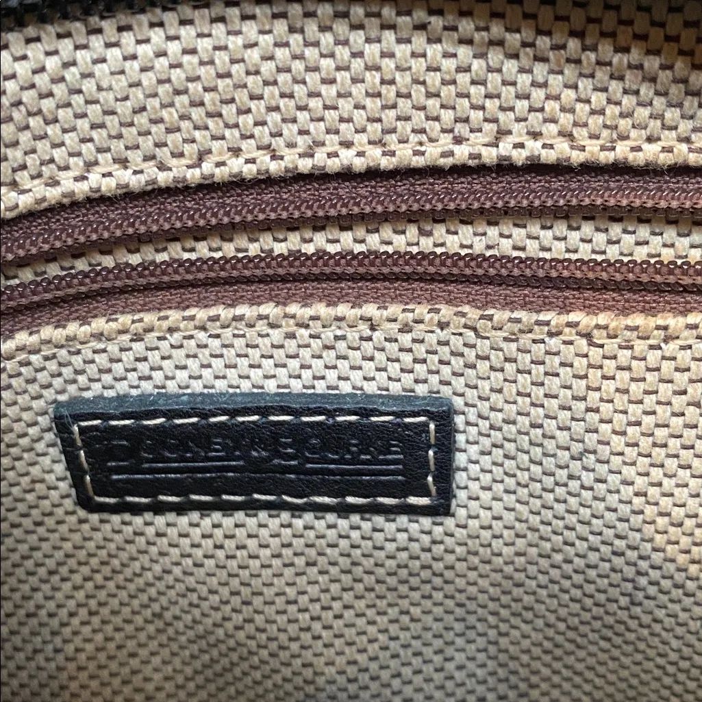 DOONEY BOURKE Black Slouch T’Moro Pebble Leather Shoulder Bag - Image 9