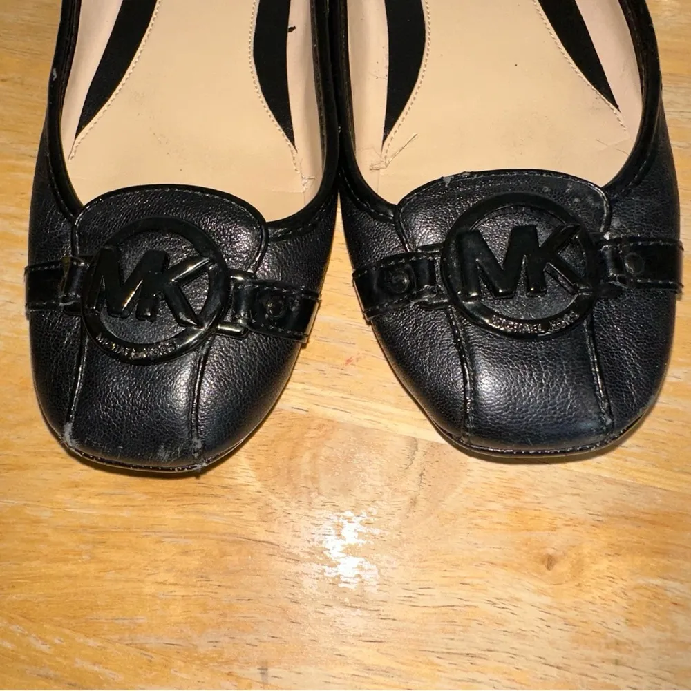 Michael Kors black flats loafers women 8 - Image 2
