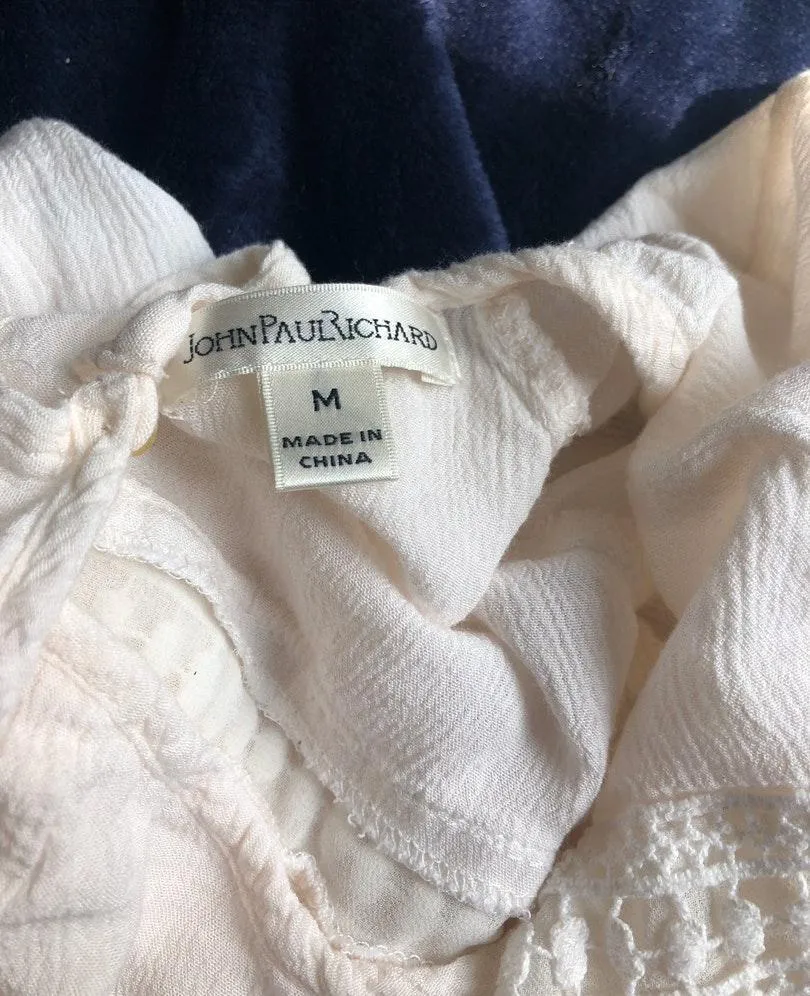 John Paul Richard Embroidered Blouse - Image 3