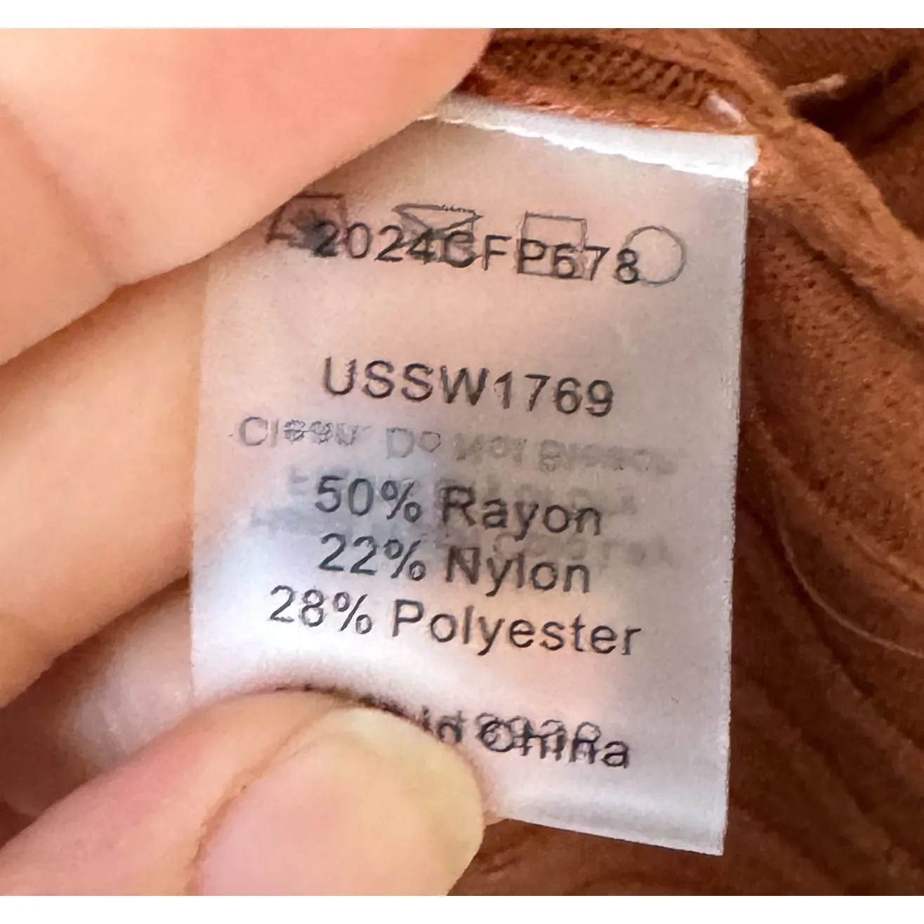 Universal Standard Ribbed Knit Sweater Vest Brown Size 3XL NEW - Image 8