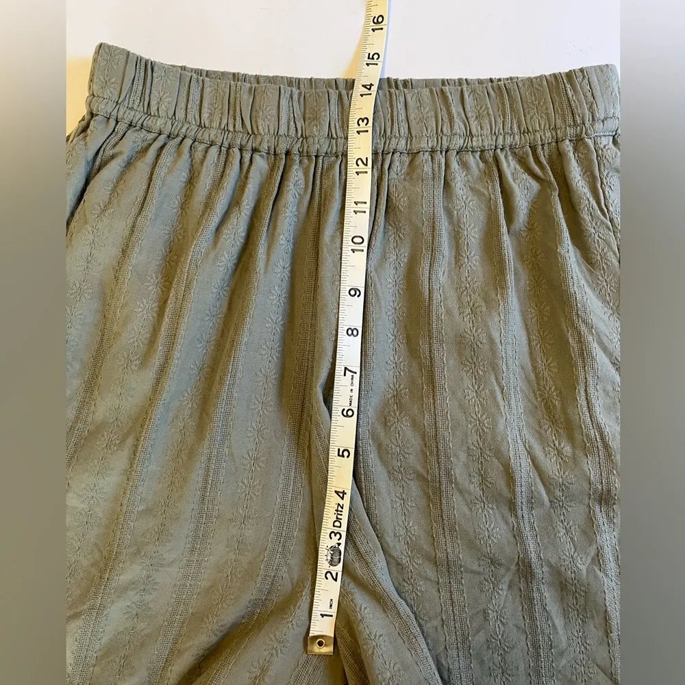 Laude The Label High Rise Cotton Shorts M Green Size M - Image 6