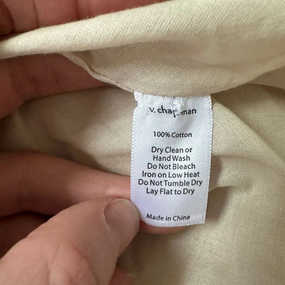 V. Chapman The Fig Dress Natural Dainty Floral Size 2 - Image 9