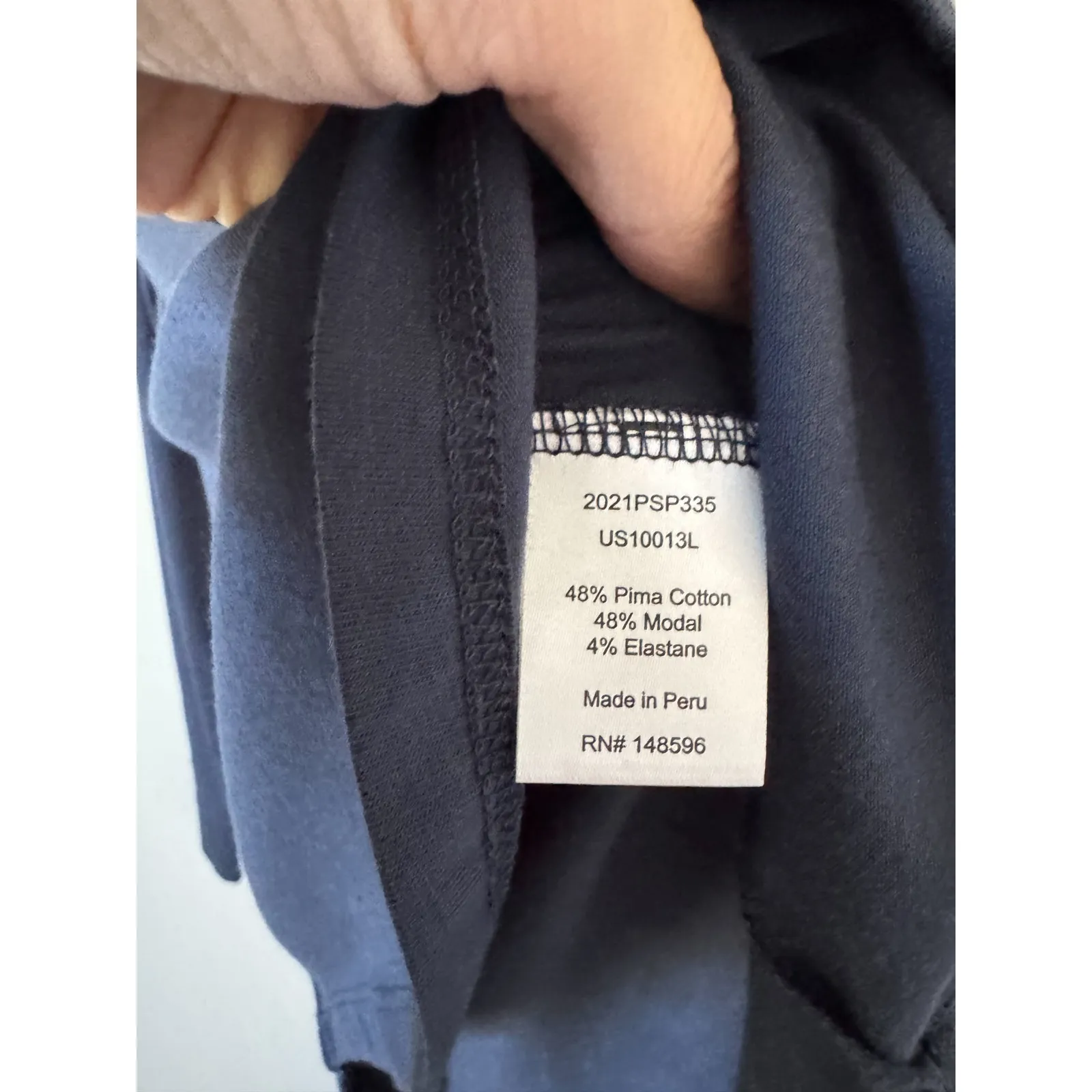 Universal Standard Long Sleeve Crew Neck T-Shirt Size (00-0) 4XS NEW - Image 6