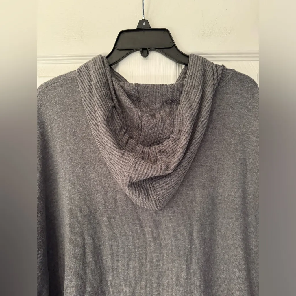 Johnny Was Calme Cozy Tee Hoodie Women’s Grey Size X Large - Image 7