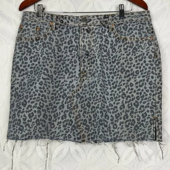 GRLFRND Blaire Mini Pencil Skirt in Wild Cat Size 32/14‎ NWT - Image 5