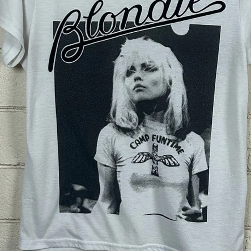 Blonde White Band Tee size XS - Image 8