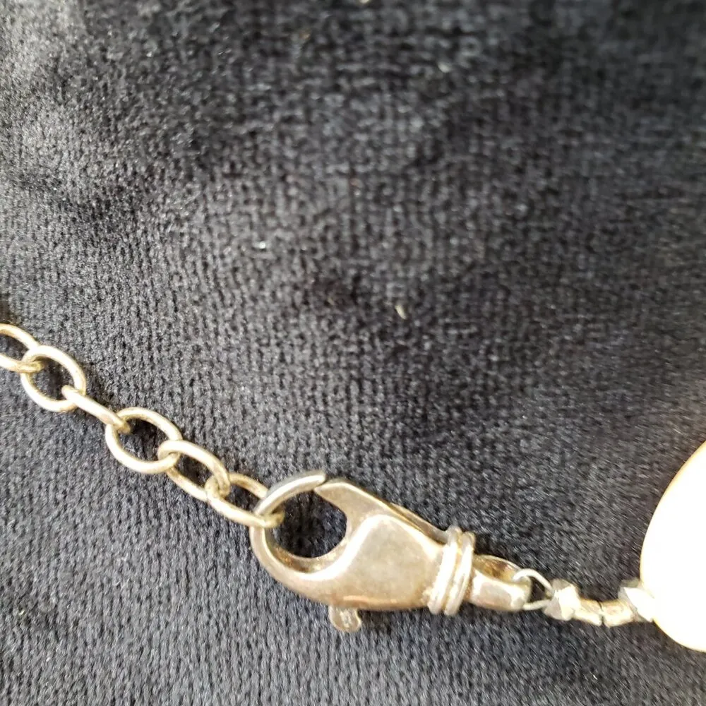 Women's Fashion Mother of Pearl Shell Disks Link Choker Necklace Lobster Clasp - Image 6