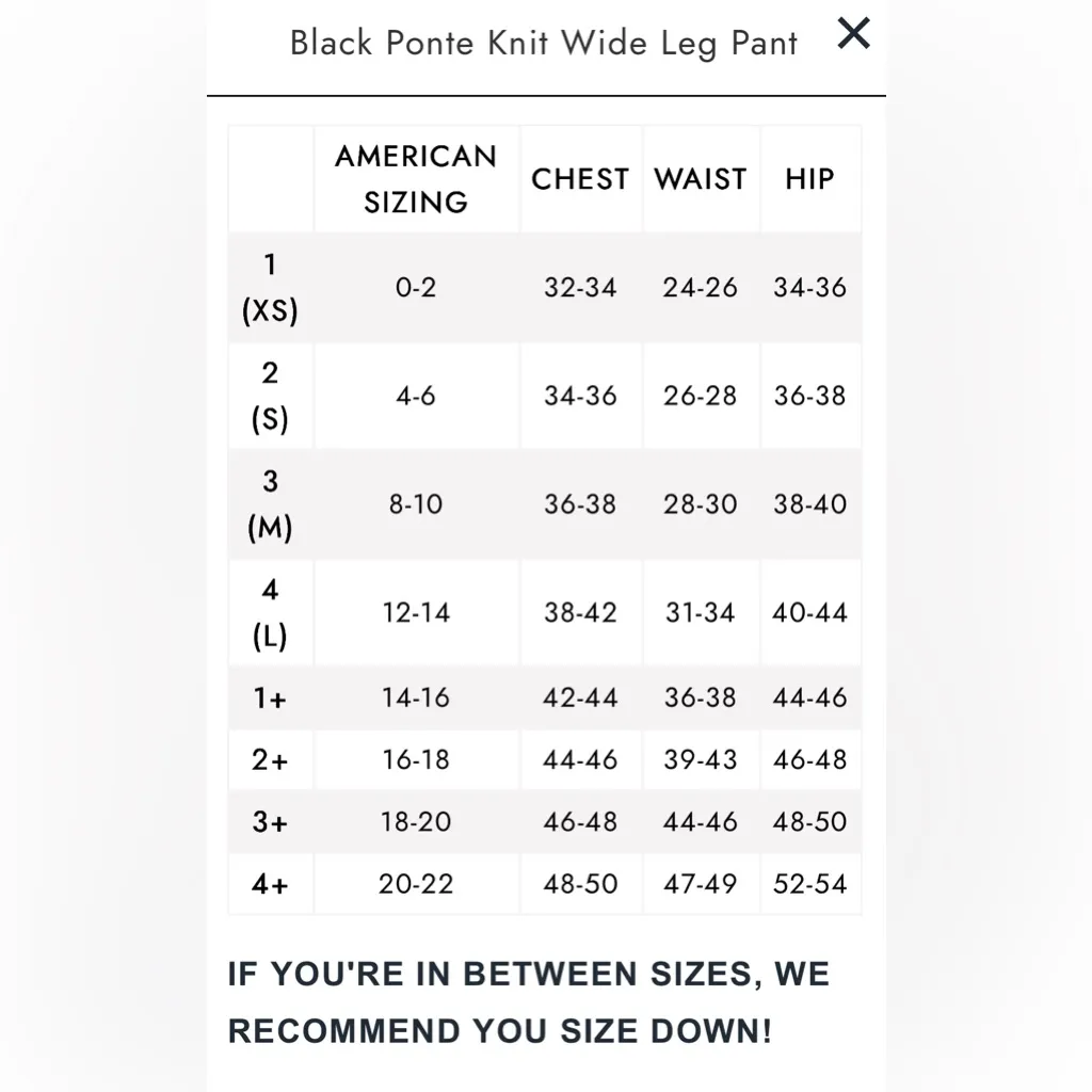 NEW NWT Ripley Rader Black Ponte Knit Wide Leg Pull On Pant 4+ - Image 12