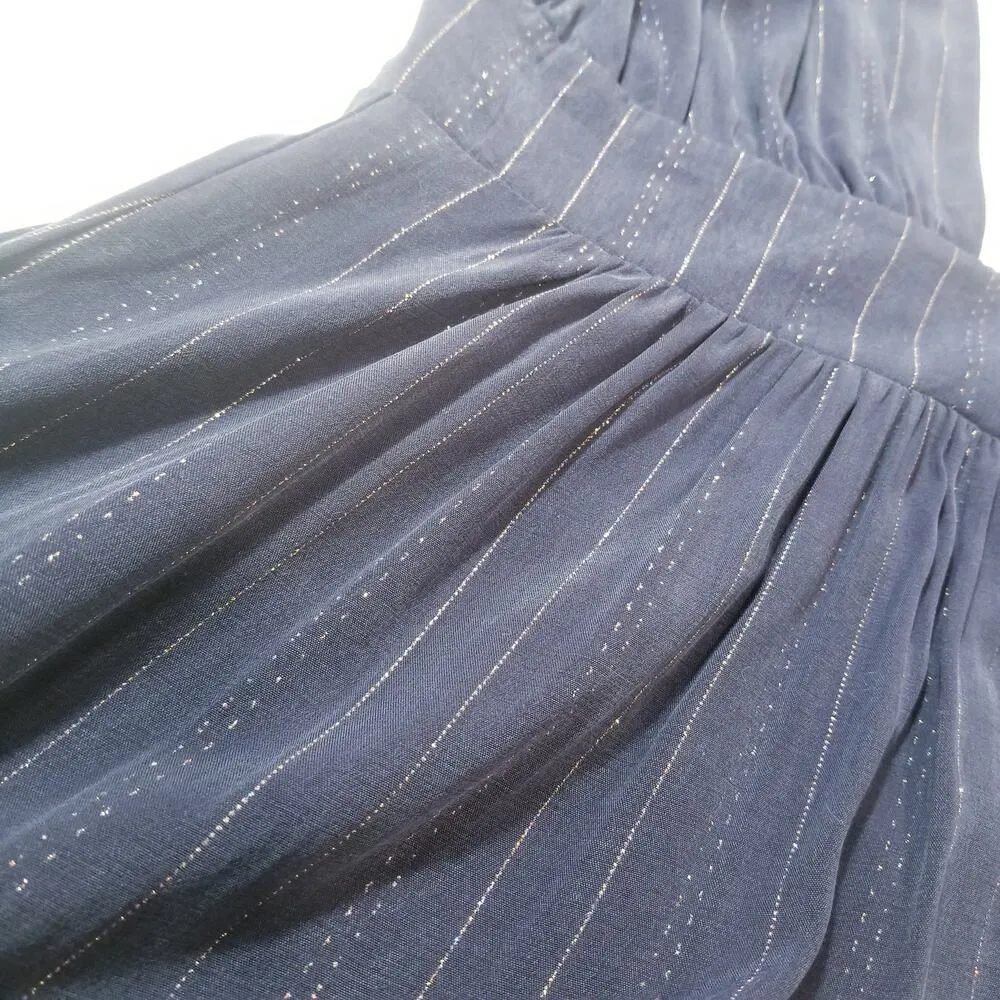 Stillwater Women size Medium The Jessie Midi Dainty Stripe Dress - Image 8