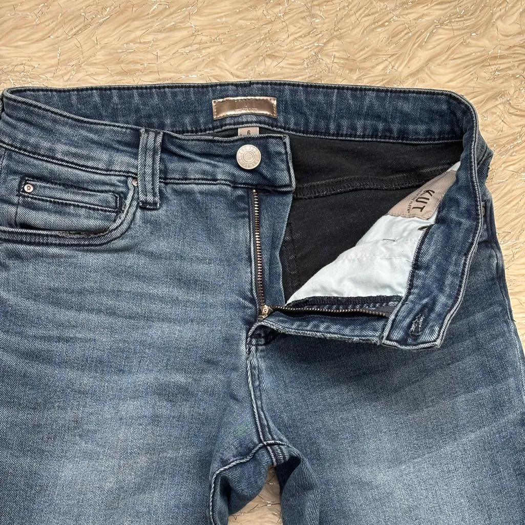 Kut from the Kloth Blue Women’s Natalie Bootcut High Rise Jeans Size 6 - Image 7