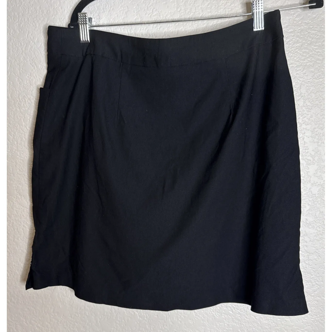 Hilary Radley Womens Large Black Skort Shorts Pocket Pickle Ball Outdoor Golf - Image 2