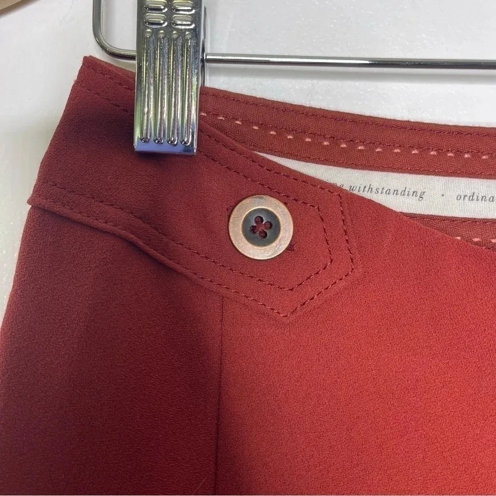 Anthropologie The Essential Culotte Crop Wide Leg Trouser Pants Size 2 - Image 4