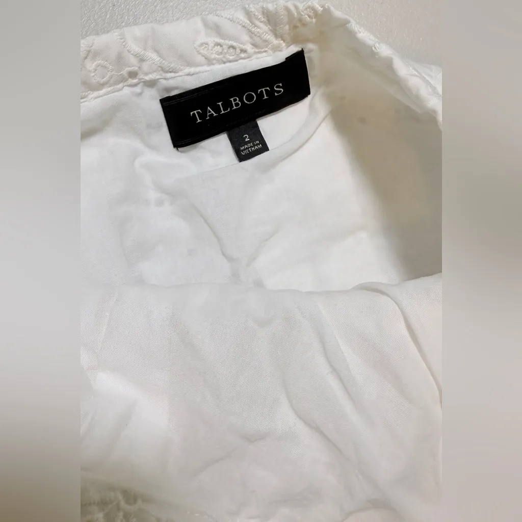 Talbots  Elegant White Skirt - Image 6