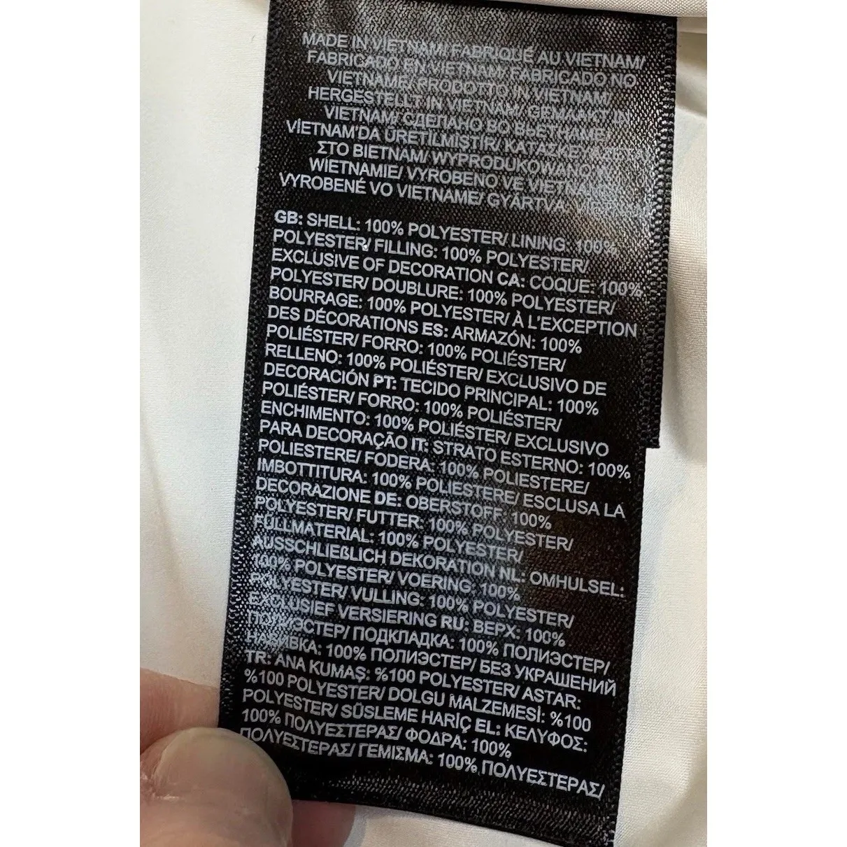 The North FaceJunction Insulated Jacket White Dune Womens Sz L Water Repel New - Image 8