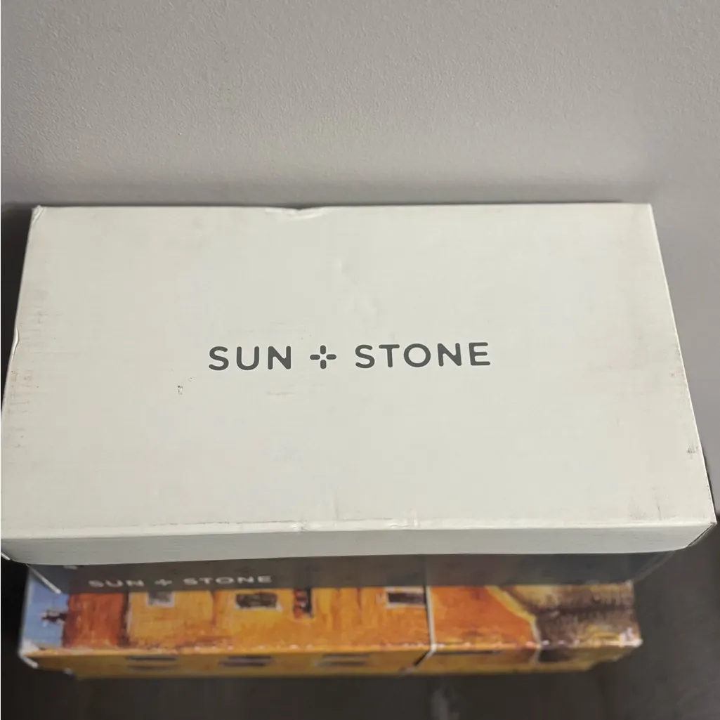 Sun + Stone Metallic Silver Women's Sandals NWT Size 8 - Image 9