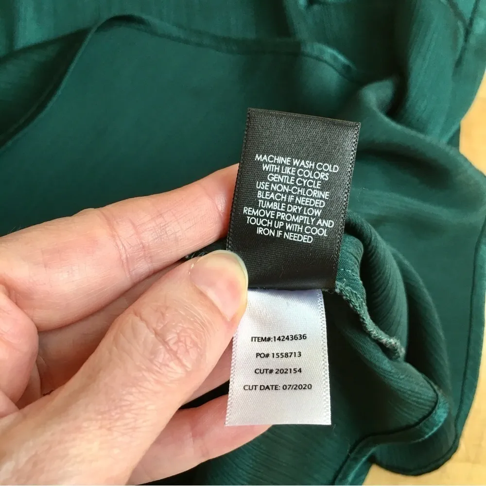 Torrid Dressy, Ribbed Keyhole Tank, Green, Size 0 (L / 12) - Image 8