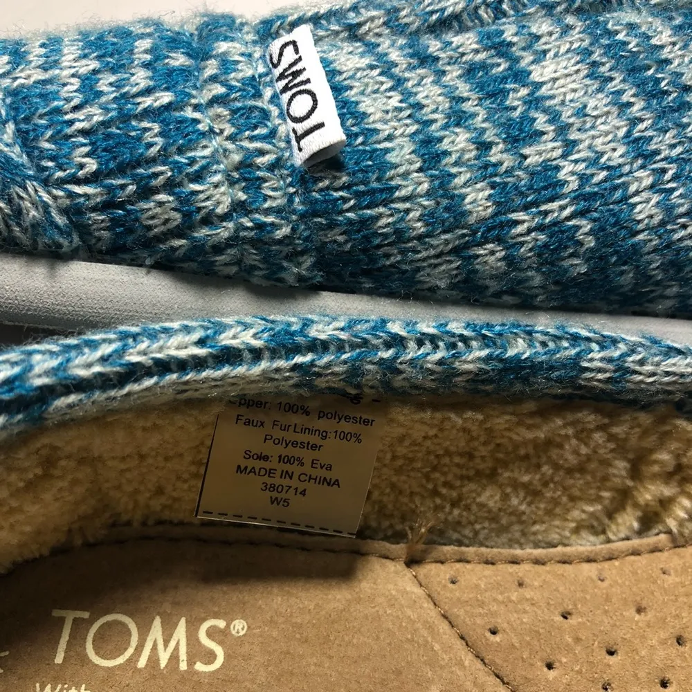 NEW TOMS celestial blue slide ons - Image 6