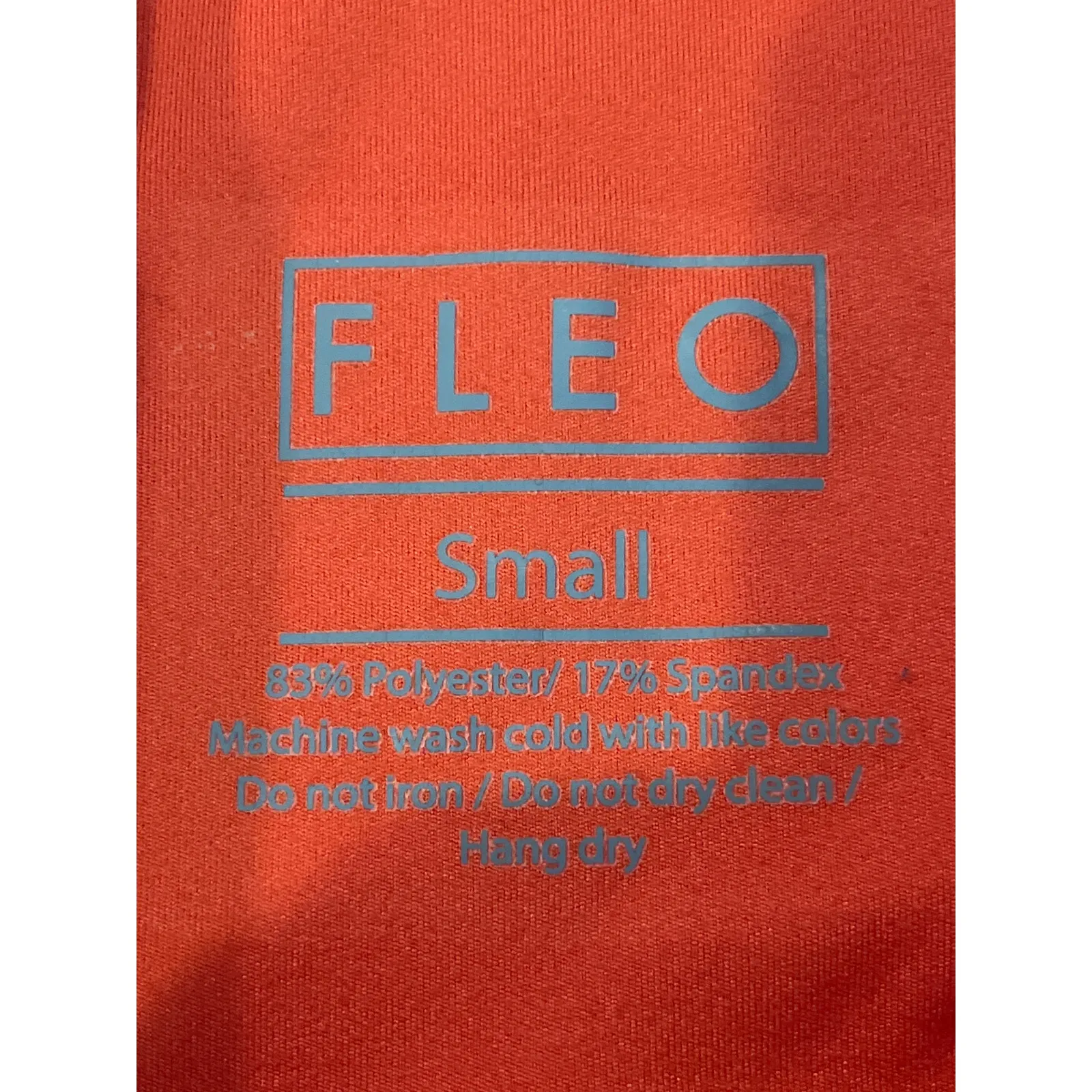 FLEO Small Orange‎ Crop Capri Leggings Orange - Image 3
