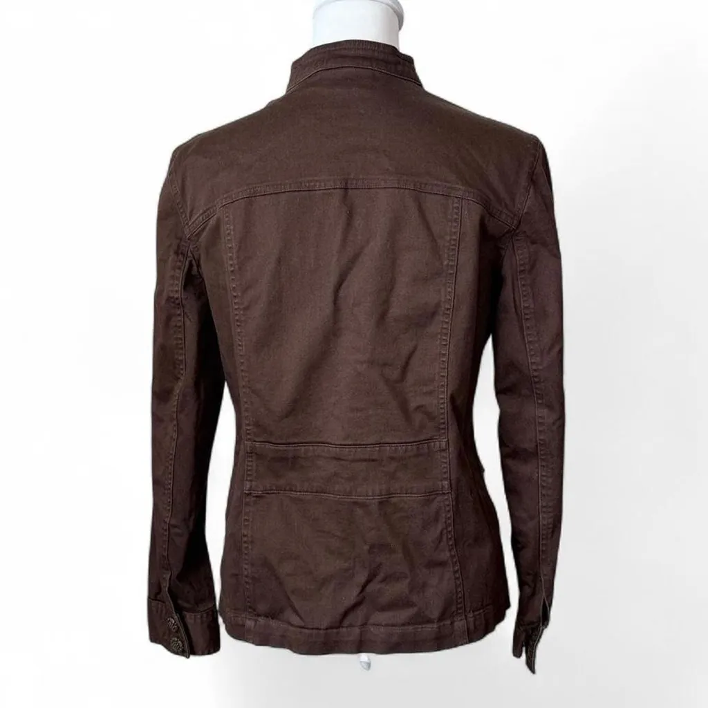 Valerie Stevens Y2K Brown Button Down Jacket - Image 6