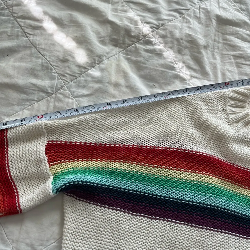 Wooden ships rainbow knit oversized sweater - Image 8