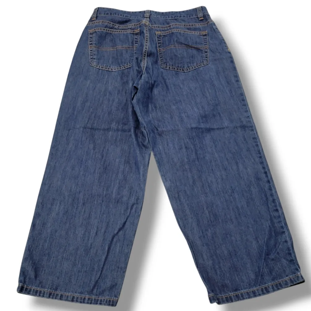 L.L. Bean Jeans Size 6 Reg W28"xL23" Women's Capris Capri Jeans Blue Denim Pants - Image 3