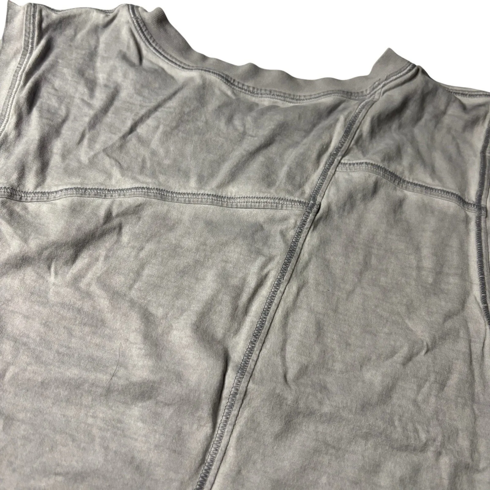 Lululemon Broken Beats Tank Washed Glacier Gray size 6 Cropped Loose Fit Muscle - Image 8