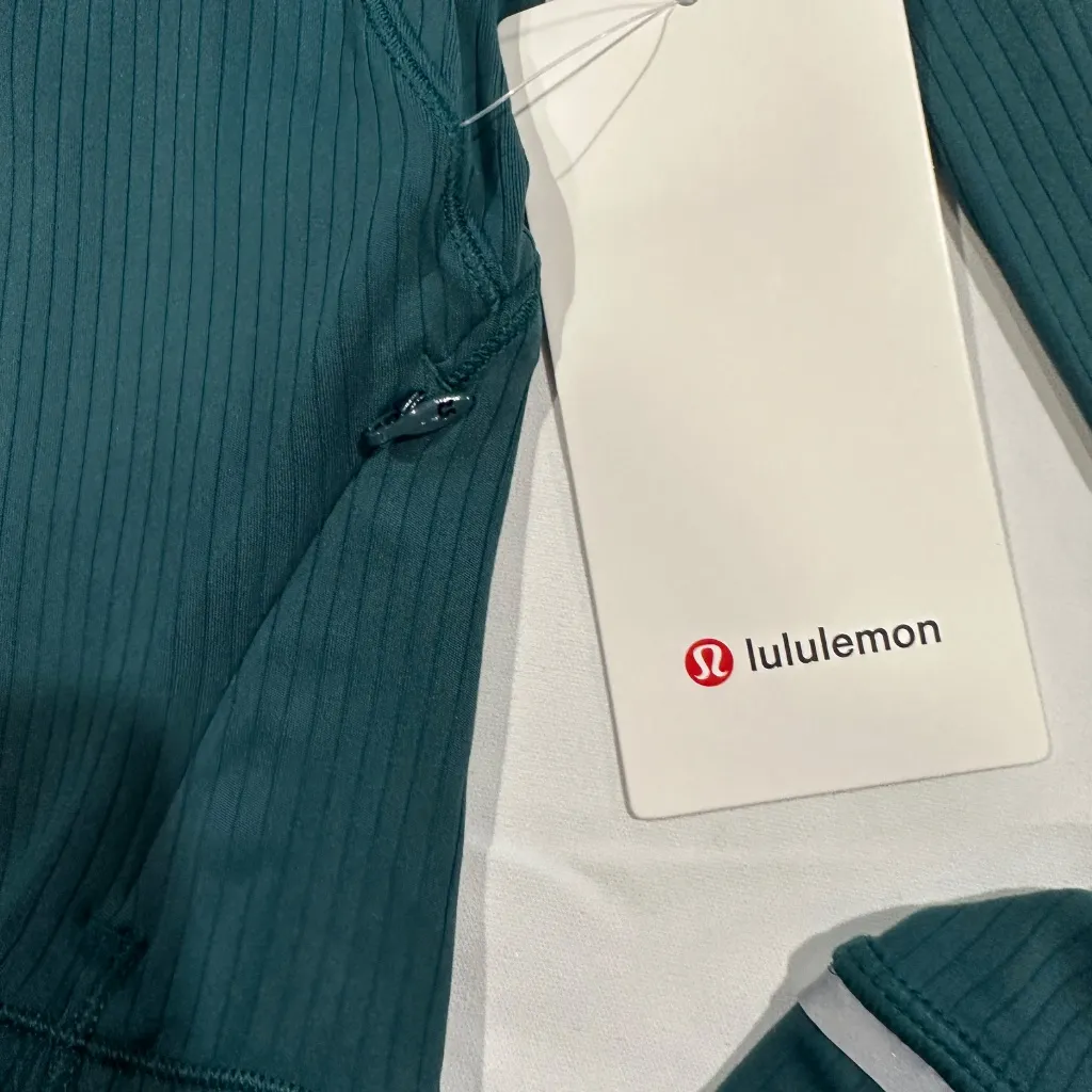 Lululemon Its Rulu Run Cropped Half‎ Zip - Size 4. - Image 14
