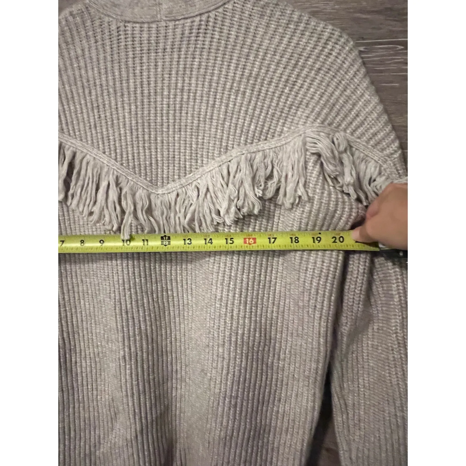 Tularosa Fringe Cardigan Sz Small Sweater Revolve Western Rodeo Fall wool Blend - Image 7