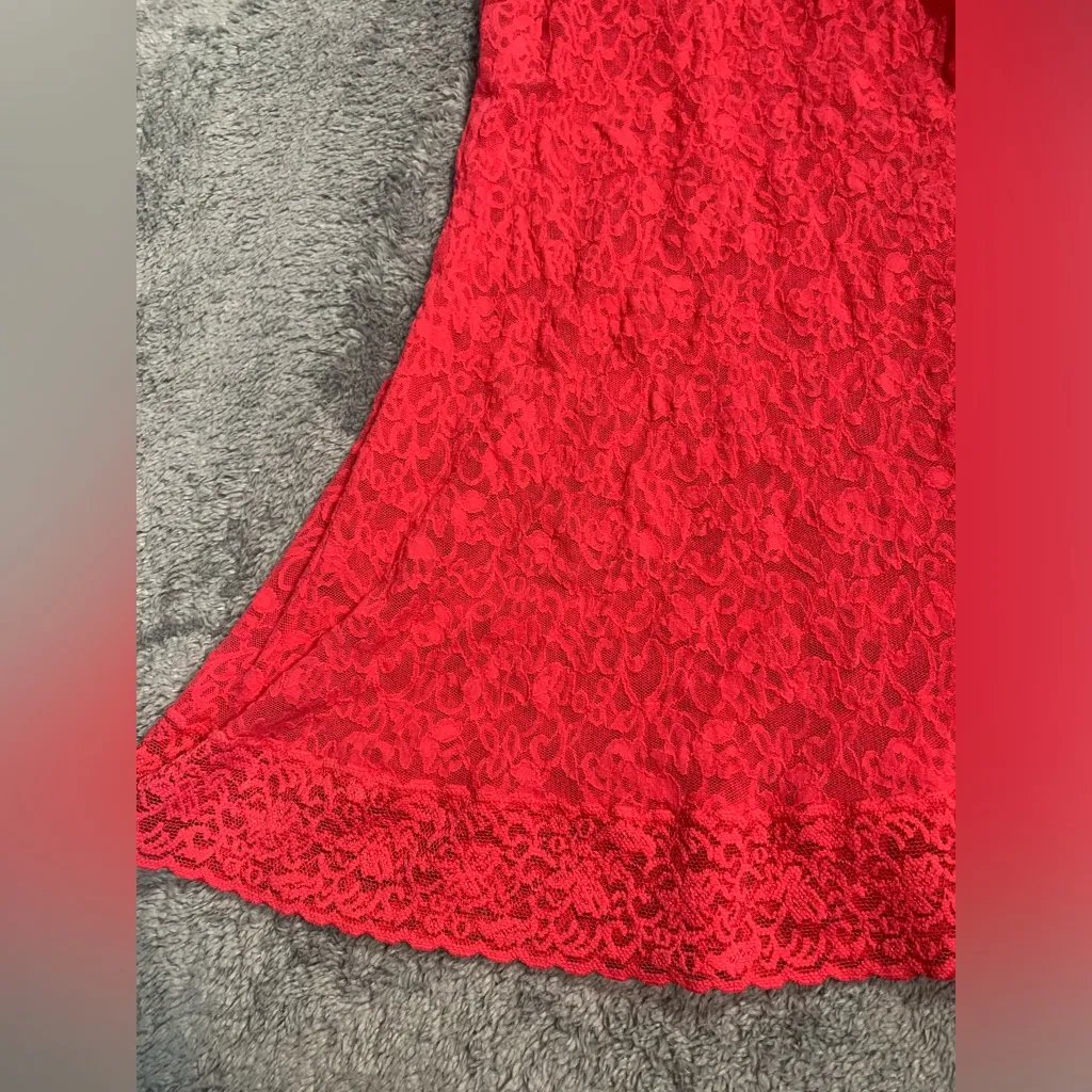 Victoria’s Secret lace nightie dress lingerie pink vintage XS - Image 2