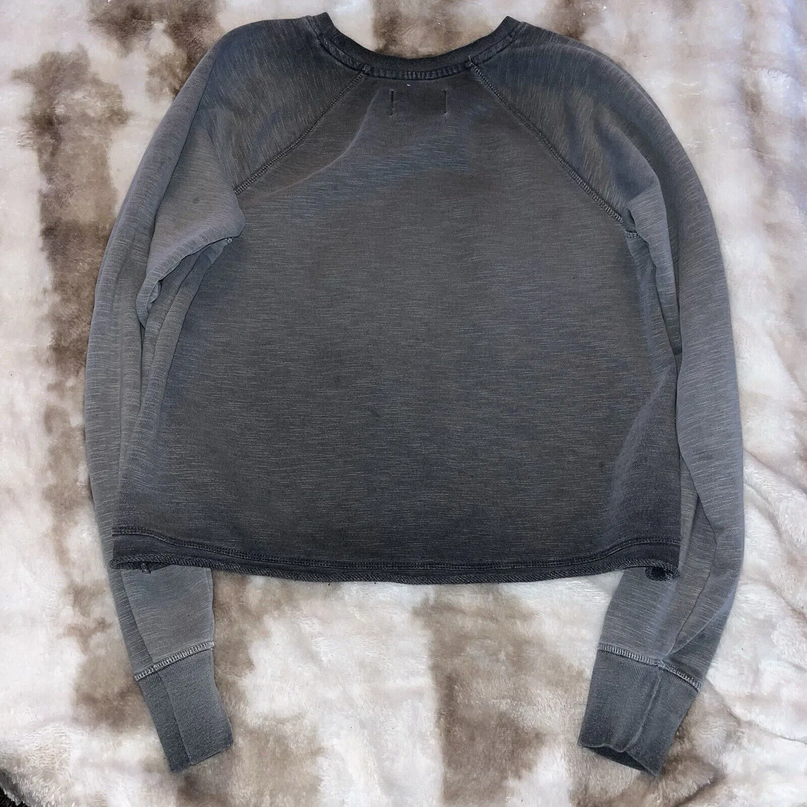 Saturday Sunday Anthropologie Women's XSmall Sweatshirt Go Bananas Boxy Crop EUC - Image 4