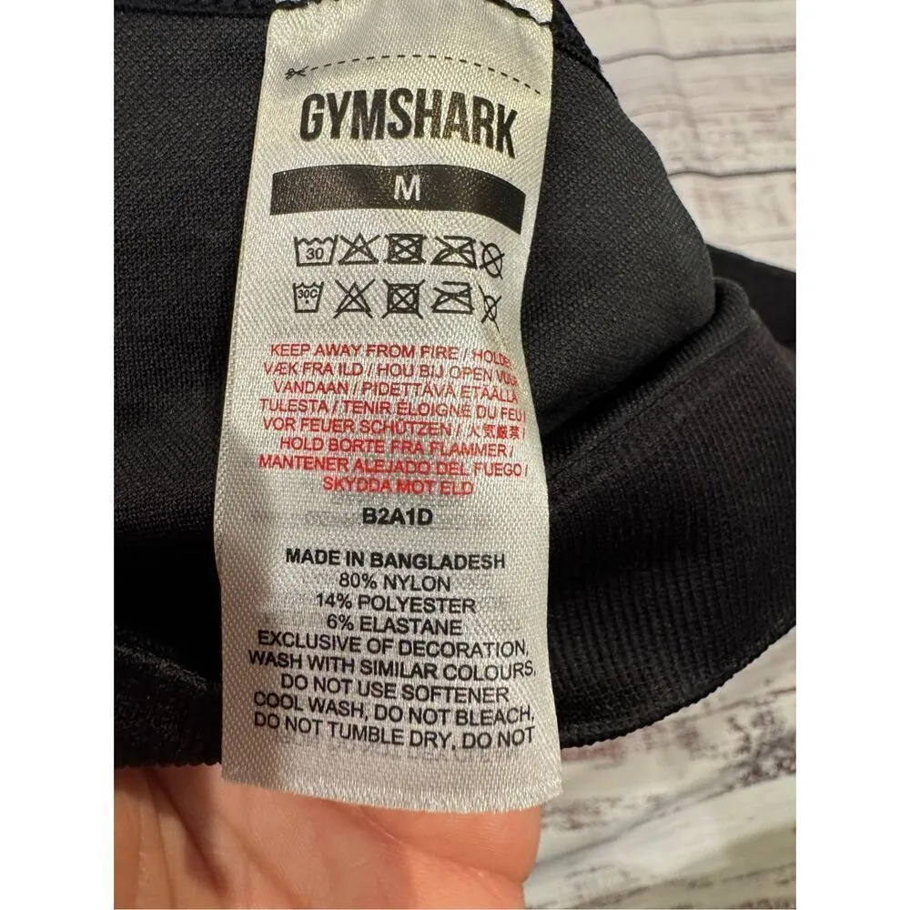 Gymshark NEW Adapt Fleck Seamless Sports Bra in Mineral Black Size Medium - Image 3