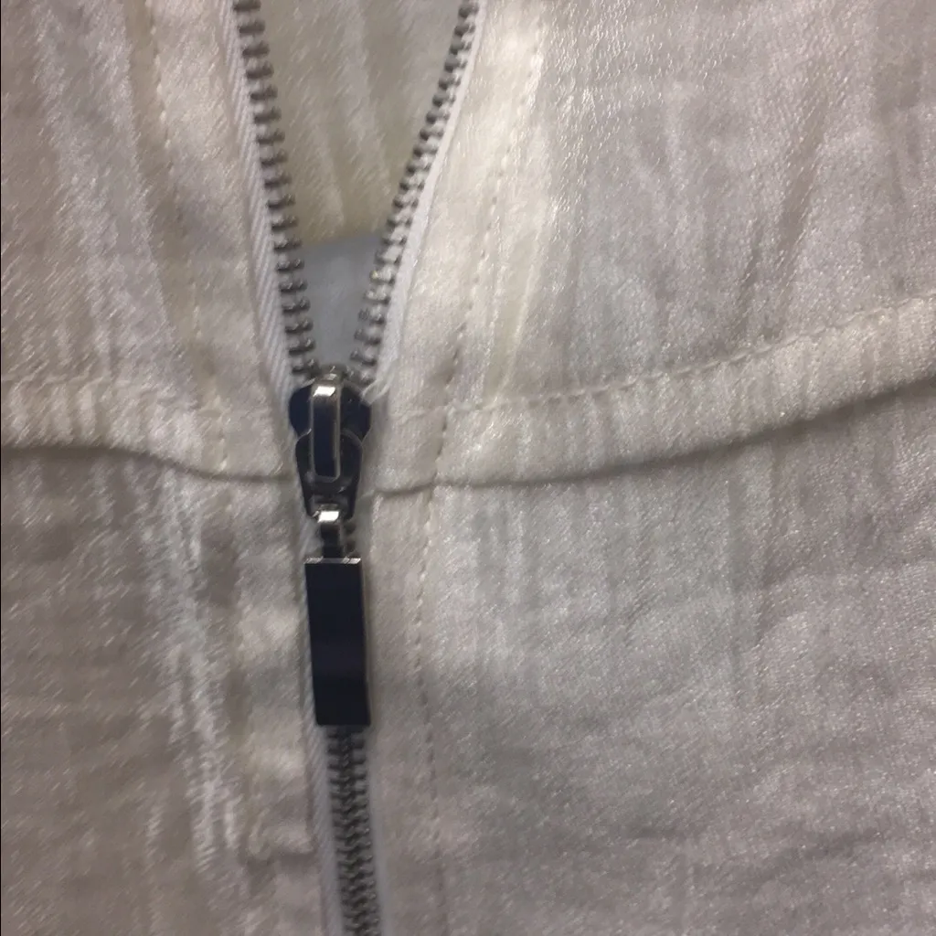 Size 8 Ruby Rd light cream shiny fabric - Image 3