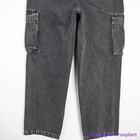 NEW‎ Madewell Low-Slung Straight Cargo Jeans in Ranney Wash, 29 - Image 13