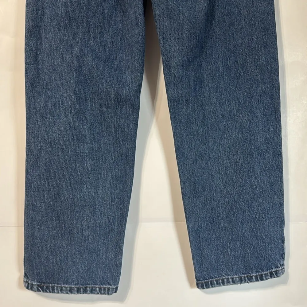 Women’s Calvin Klein Vintage 90s High Rise Easy Fit Jean Dark Sandblast Size 10 - Image 8