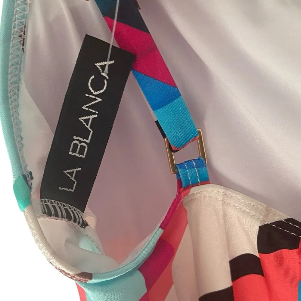 La Blanca NWOT $125 Slice Lingerie One Piece Swimsuit 6 S - Image 6