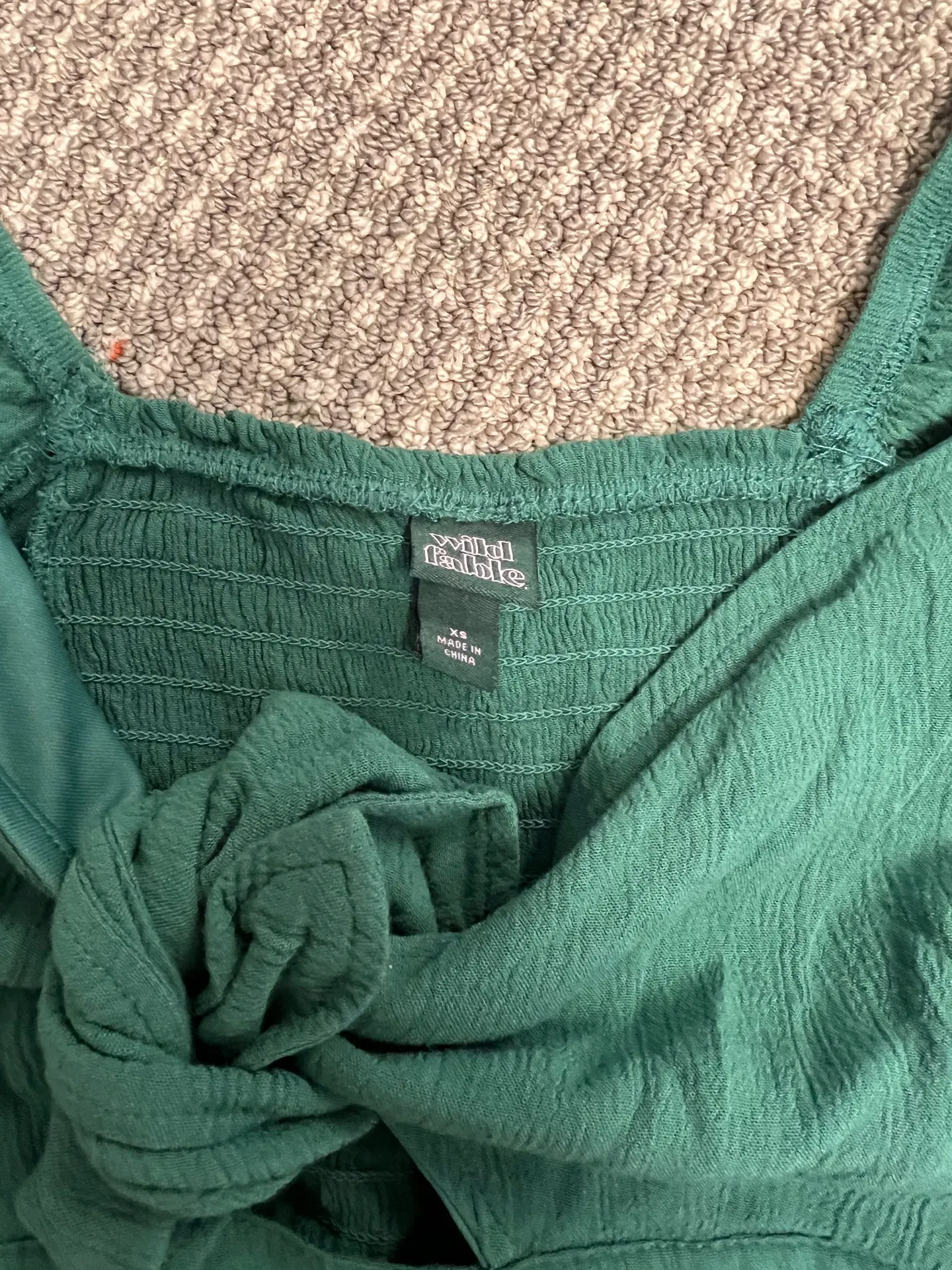 Green Crop Top - Image 2