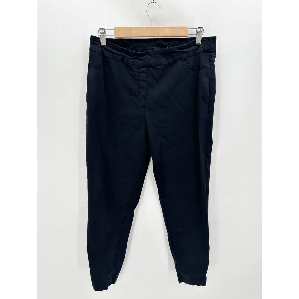 Soft Surroundings Black Rayon Blend Stretch Pull On Pants Women's Size X-Large - Image 8