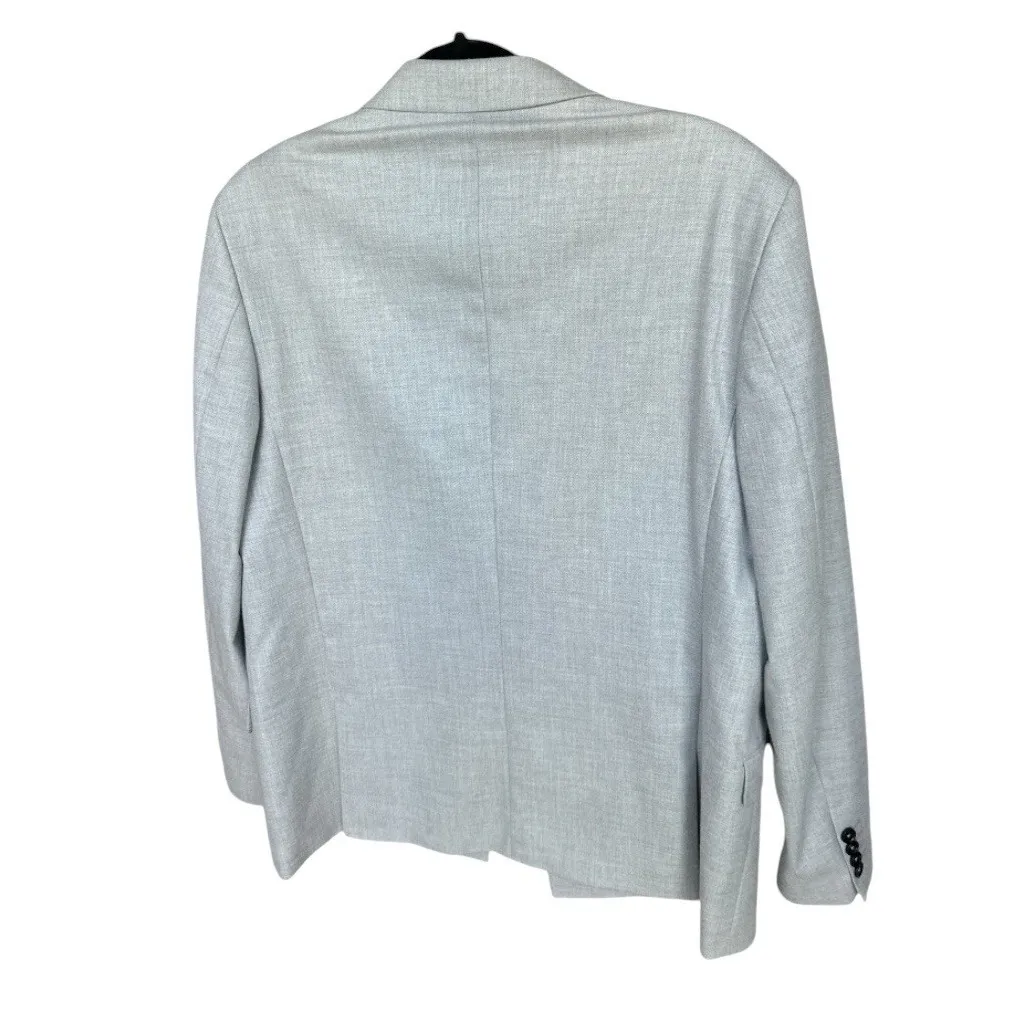 River Island London Gray Blazer Unisex Size 38R/97R - Image 3