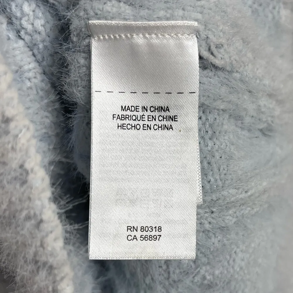 Lucky Brand Size Small Cable Knit Chunky V Neck Eyelash Buttery Knit Sweater - Image 7