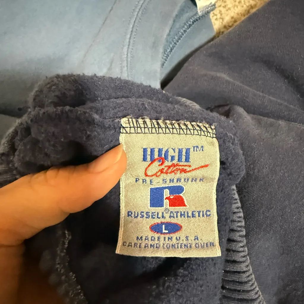 Vintage Russell Athletic Blue Jogger Sweatpants - Image 4