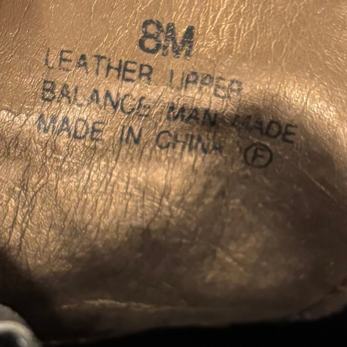 Y2K 90s VTG Prima Royale Black Leather Lace - Image 7