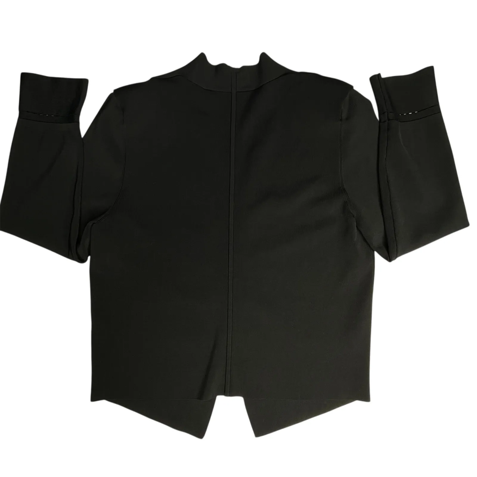 MM. LaFleur womens The Sant Ambroeus Jardigan size L Black Cropped Size L - Image 7