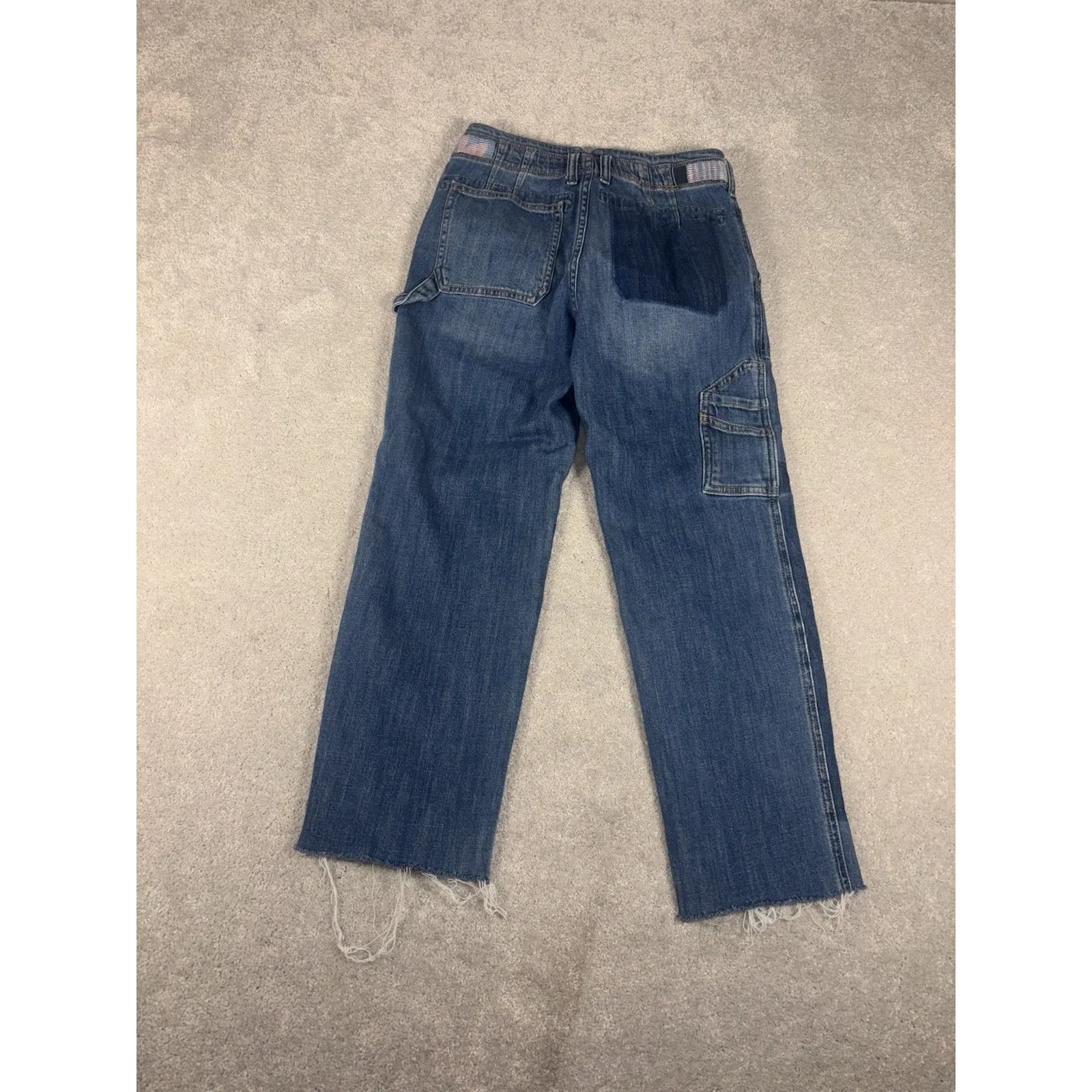 Anthropologie Pilcro High Rise Patchwork Slim Boyfriend Women's Jeans Sz 25 Boho - Image 7