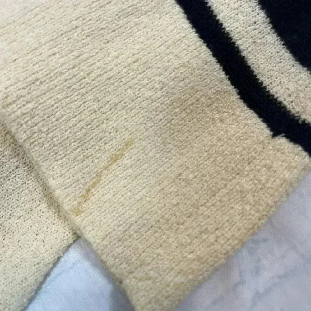 anthropologie SPARROW cream stretchy woven knit cardigan high low woman’s size S - Image 14