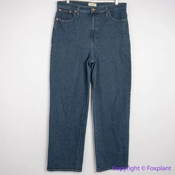 NEW Madewell‎ The Tall Perfect Vintage Wide-Leg Jean in Fairdale Wash, 32Tall - Image 3