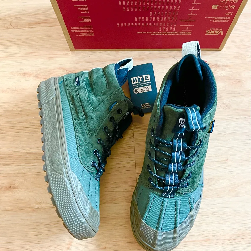 Vans Sk8-Hi Del Pato Mte-2 WMNS Dark Olive / Dark Gum Women 8.5 US - Image 4