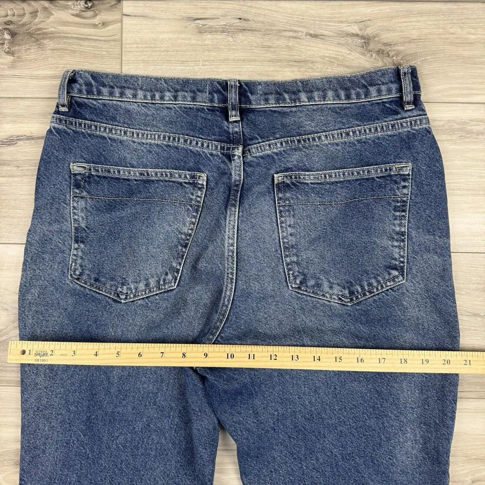 We The Free Straight Leg Bootcut Denim Jeans Button‎ Fly Free People Sz 31 - Image 7