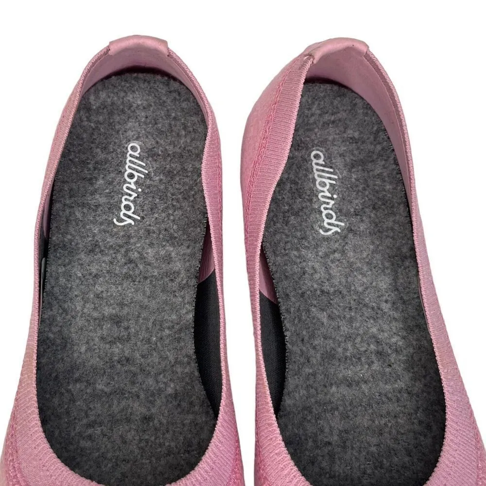 Allbirds Tree Breezers Ballet Flats Women’s Size 6 Pink Wool Slip On Comfort - Image 11