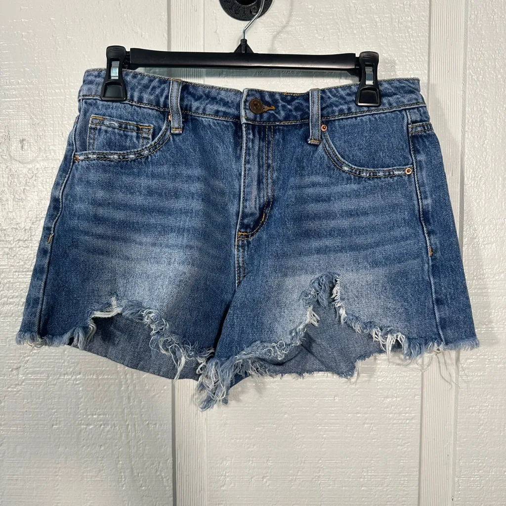 Special A Los Angeles Distressed Jean Shorts Size Medium EUC - Image 2